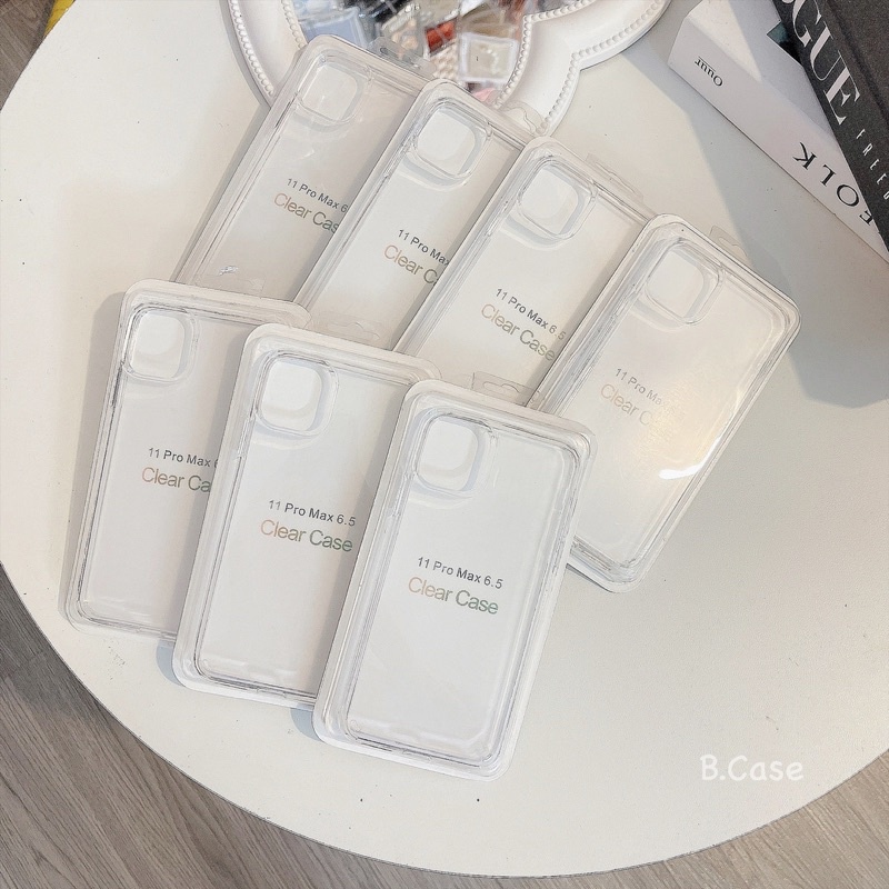 Ốp lưng TRONG SUỐT CLEAR CHỐNG Ố KÈM HỘP