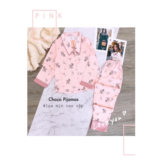 bộ ngủ lụa Choco pijama