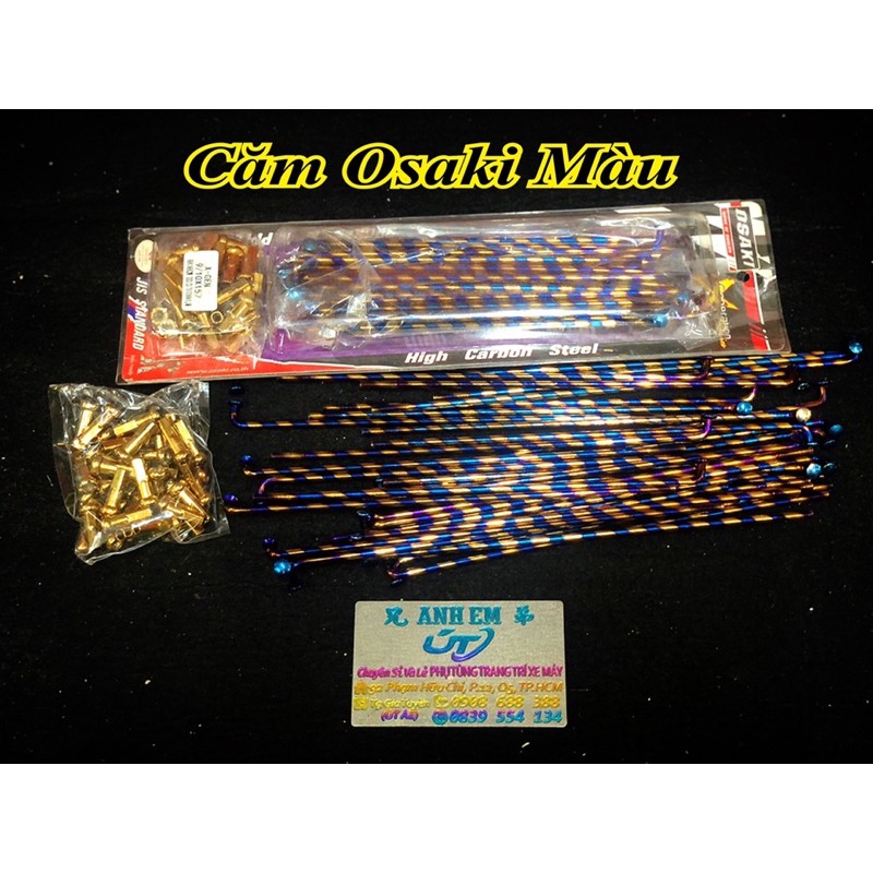 Căm Osaki Xoắn Màu Đủ Size :184 157 149 ( Đùm Đĩa )&gt;&gt;&gt;&gt;