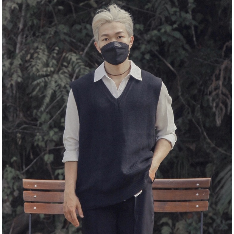 Áo Gile V Neck Vest
