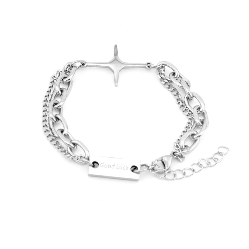 Vòng tay Goodluck, chất liệu titan không gỉ