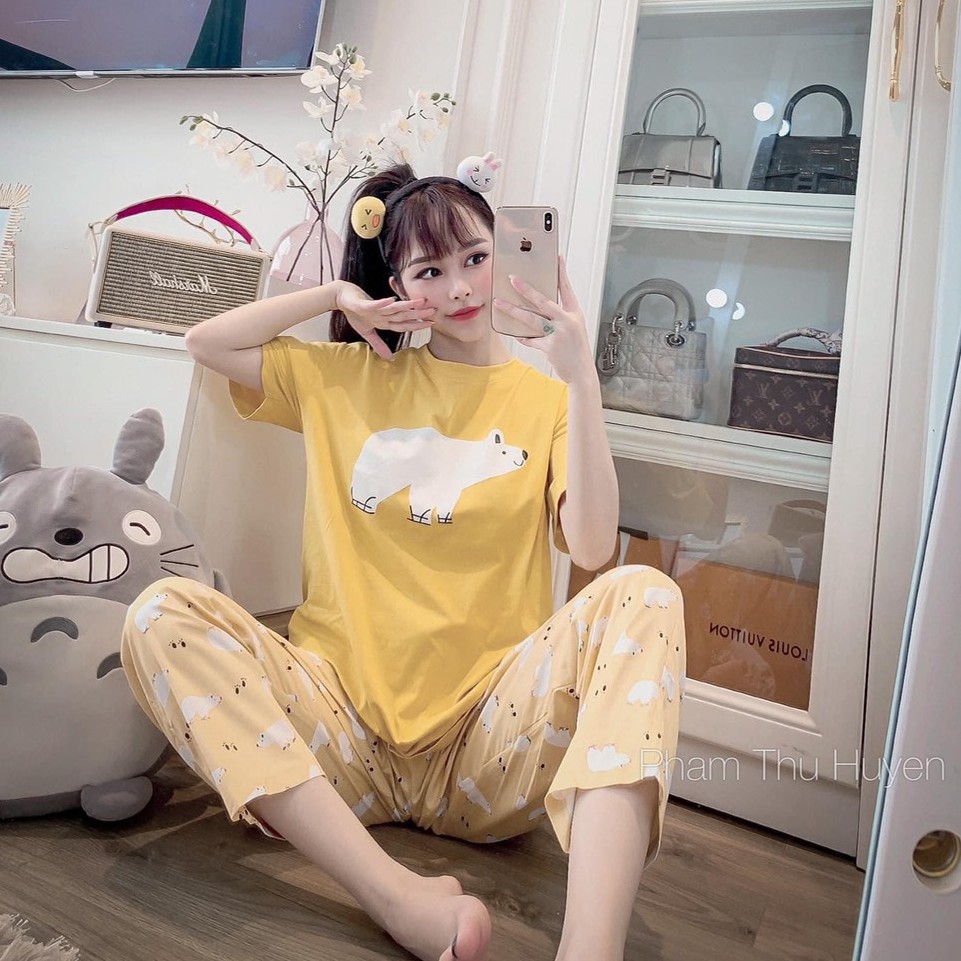 Bộ Ngủ Hoạt Hình Siêu Yêu Bộ Nữ Bộ Mặc Ở Nhà | BigBuy360 - bigbuy360.vn