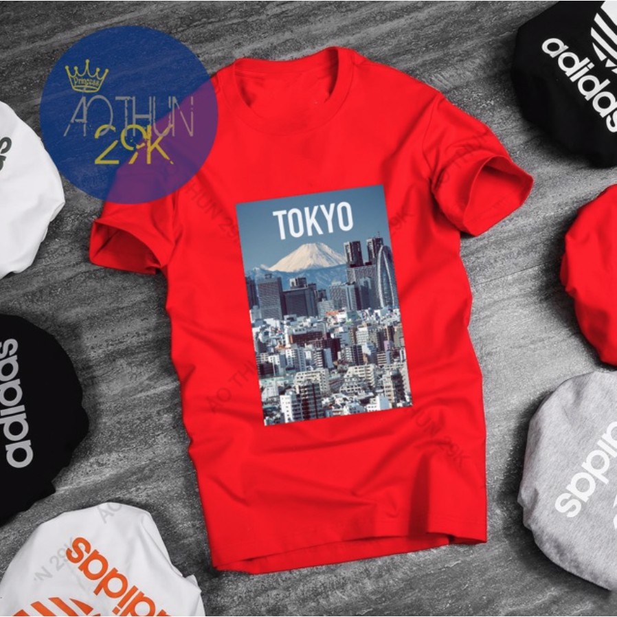 ÁO THUN/ Áo Phông Unisex “WHERE DO WE GO?” Màu Đỏ Cao Cấp 2020
