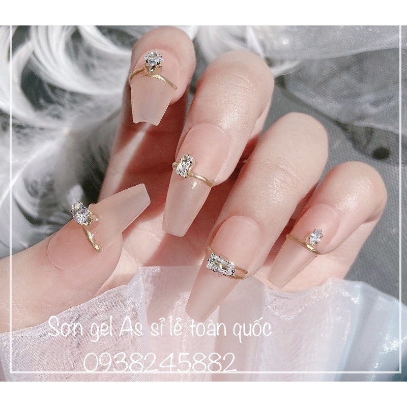 Set trang trí móng kiểu 2 màu