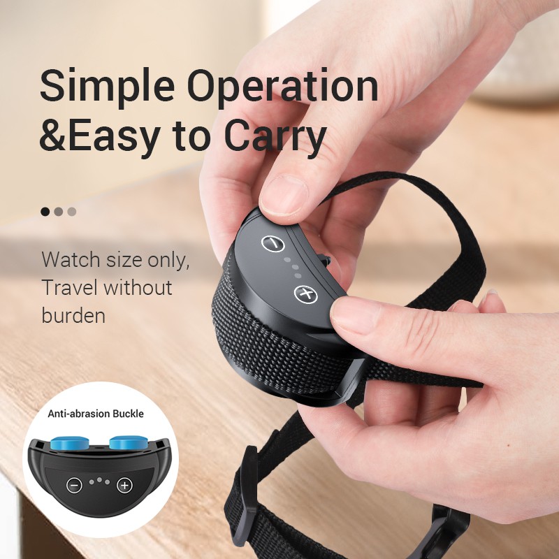 ROJECO Vòng Cổ Huấn Luyện Chó Chống Sủa Có Thể Sạc Lại Bằng Điện