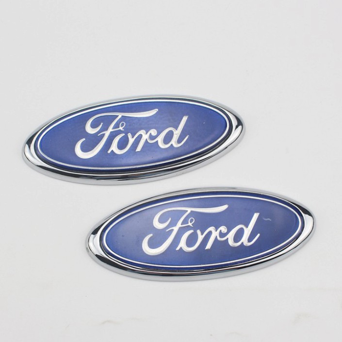 Sản Phẩm  Logo biểu tượng trước và sau xe ô tô Ford Kích thước 11.5cm*4.5cm chất liệu Nhựa ABS .