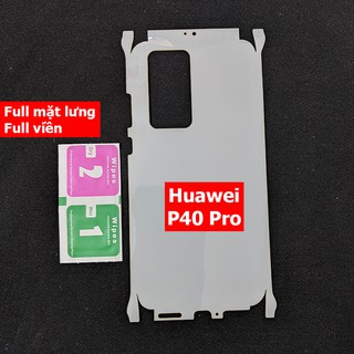 Miếng dán PPF full viền Huawei P40 Pro