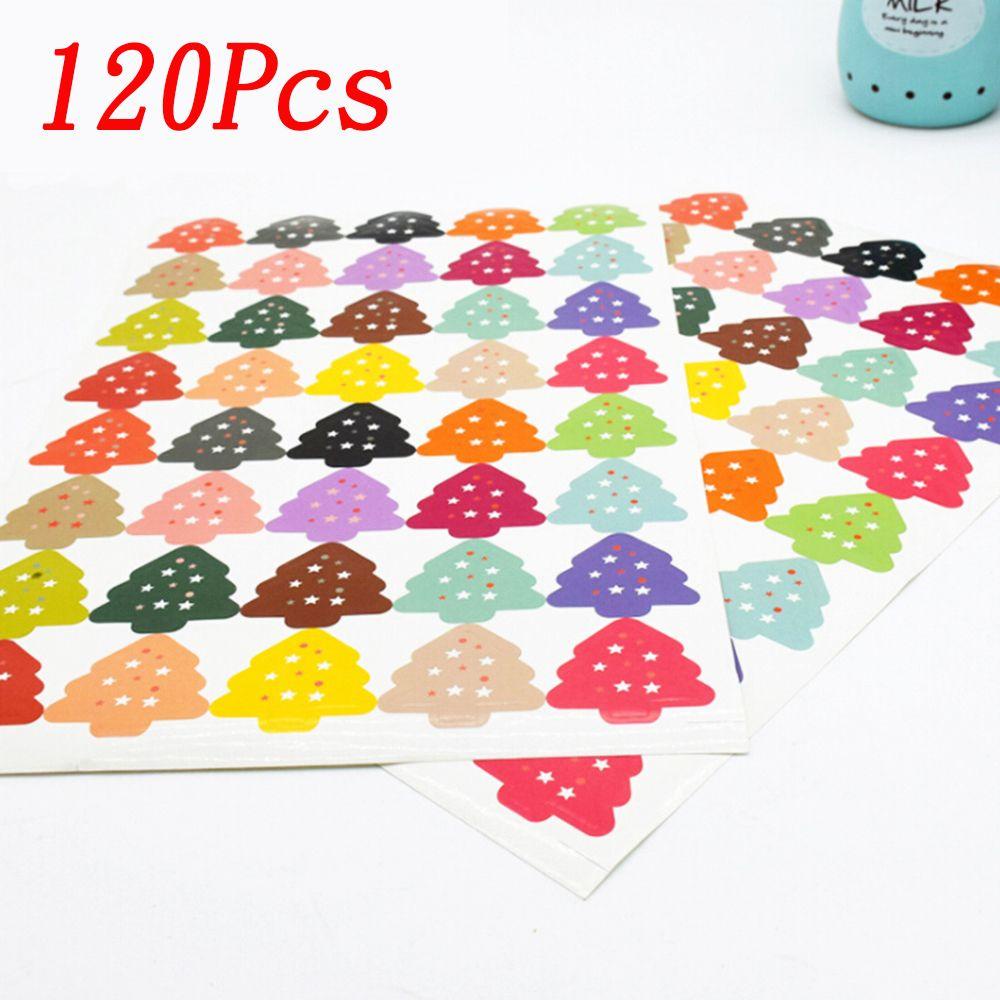PISTA Bộ 120 Miếng Dán Trang Trí Họa Tiết Hoạt Hình Dễ Thương