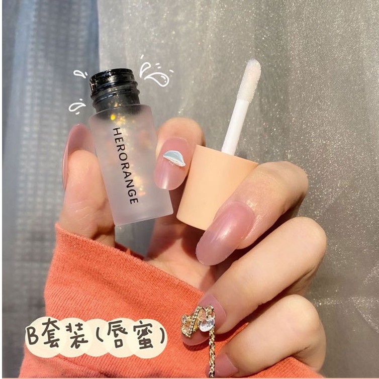 Set son kem lì 3 cây HerOrange LÙN The Feeling Of Heart Senabeauty | BigBuy360 - bigbuy360.vn