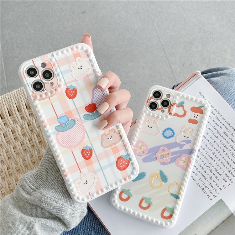 Ốp iPhone Gấu/ Thỏ Trắng iPhone 7Plus/8Plus/X/Xs Max/11/11 Pro/11 Pro Max - ốp iphone