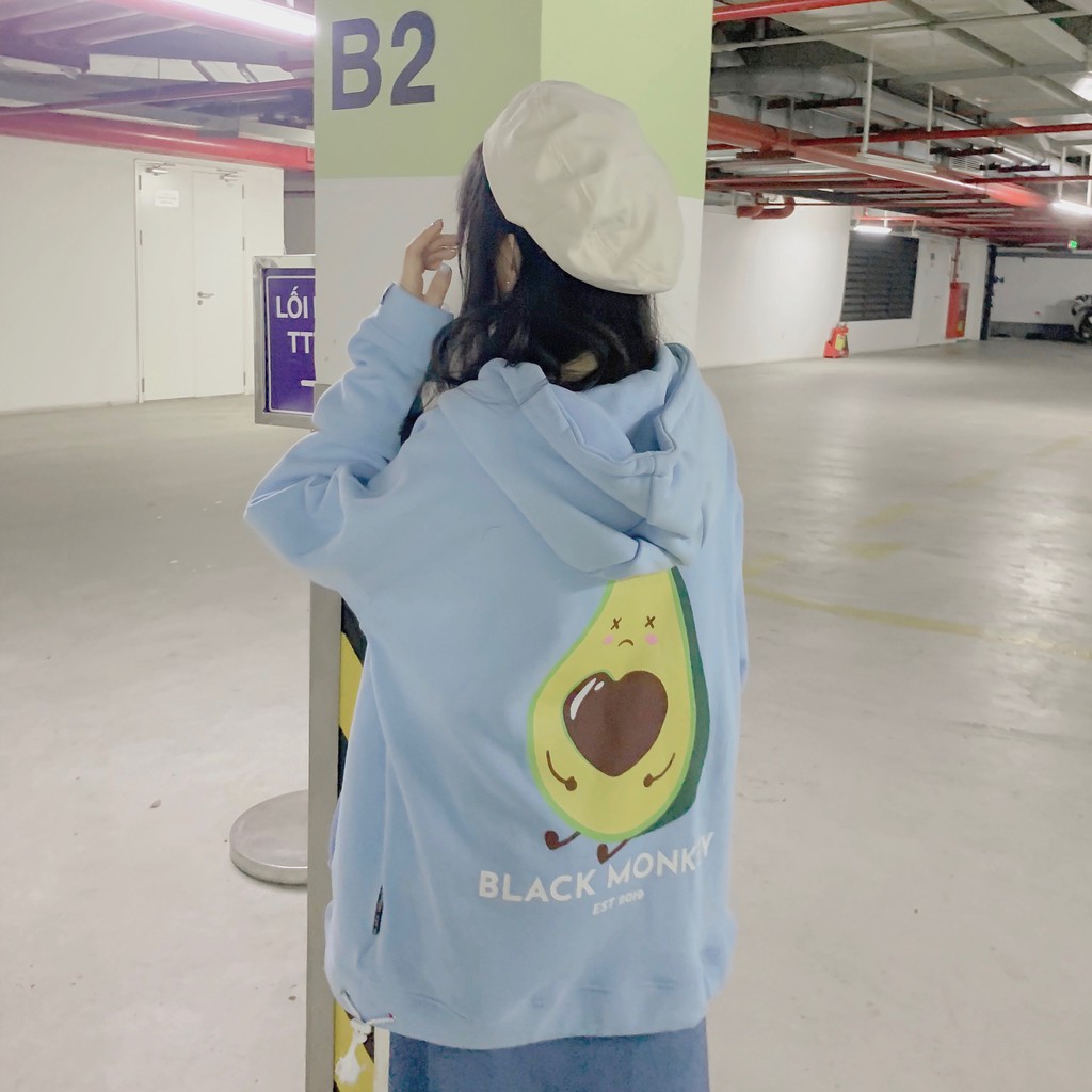 [TẶNG TÚI TOTE] Áo Hoodie Bơ Black Monkey - Timber: The Lover Màu Xanh Dương | BigBuy360 - bigbuy360.vn