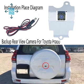 Camera lùi xe tầm nhìn ban đêm 12 bóng led cho toyota prado