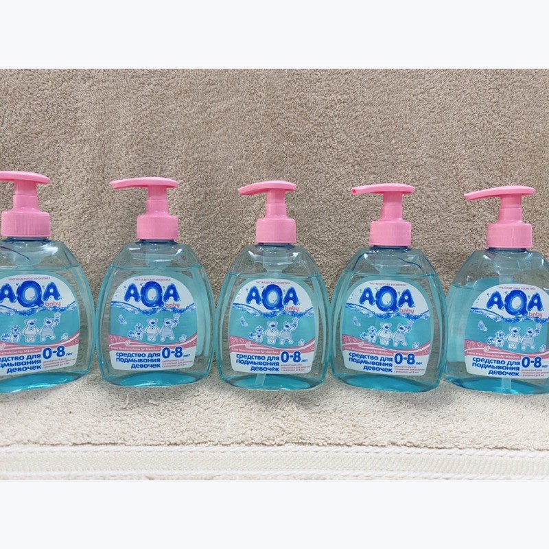 [HÀNG NGA] Dung dịch vệ sinh AQA cho trẻ em 300ml