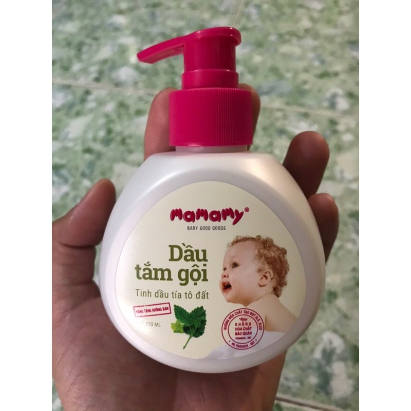 [GIÁ DÙNG THỬ] DẦU TẮM GỘI MAMAMY 150ml