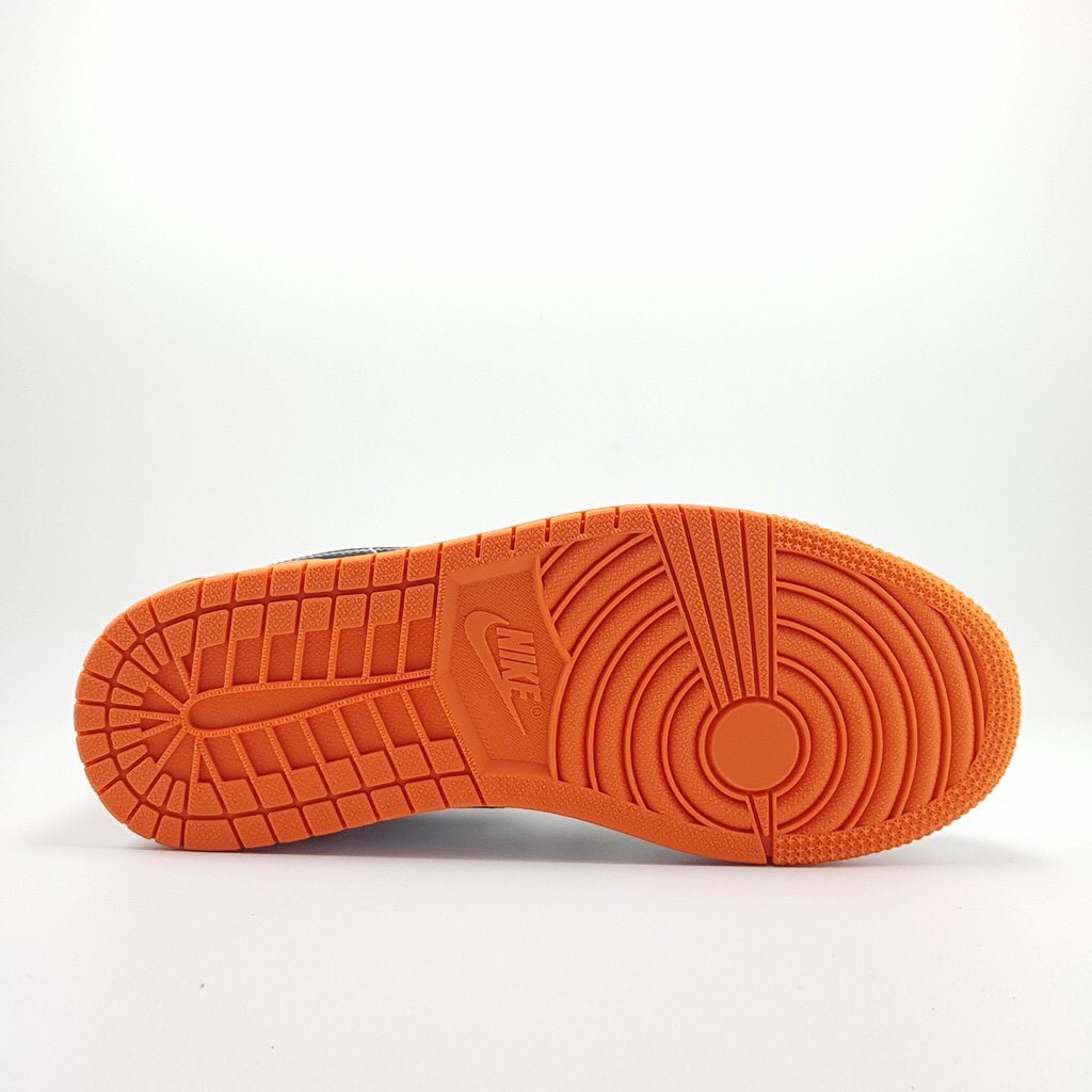 Giày thể thao nam nữ jordan 1 trắng cam thấp cổ thời trang | BigBuy360 - bigbuy360.vn