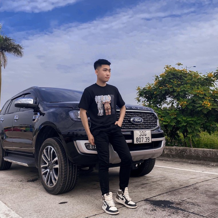Áo thun unisex không cổ Nikolas 100% Cotton thoáng mát, không nhăn KA3 Premium TShirt