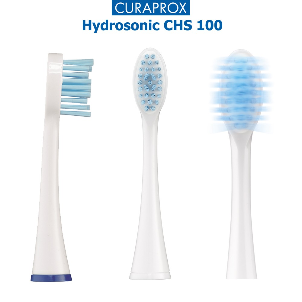 Bộ 2 đầu thay bàn chải điện sóng âm Curaprox CHS 200 Sensitive