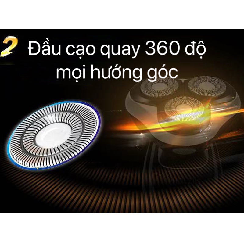 Máy cạo râu đa năng , máy cạo râu 3in 1 thông minh chống nước cao cấp