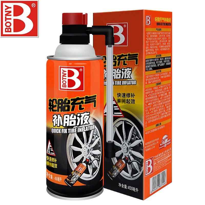 Chai vá lốp xe ô tô, xe máy khẩn cấp Botny B-2146 dung tích 450ml