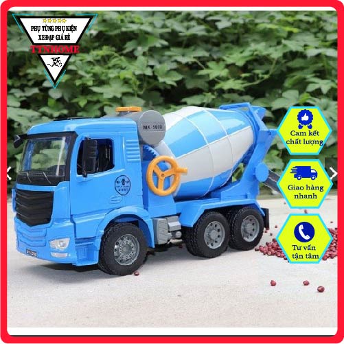 xe trộn bê tông đồ chơi mô hình E228 🚗Freship🚗 mô hình xe bê tông hàng loại 1