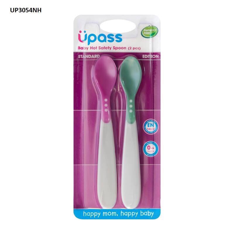 Set 2 Thìa Ăn An Toàn Nhiệt Cho Bé Upass UP3054