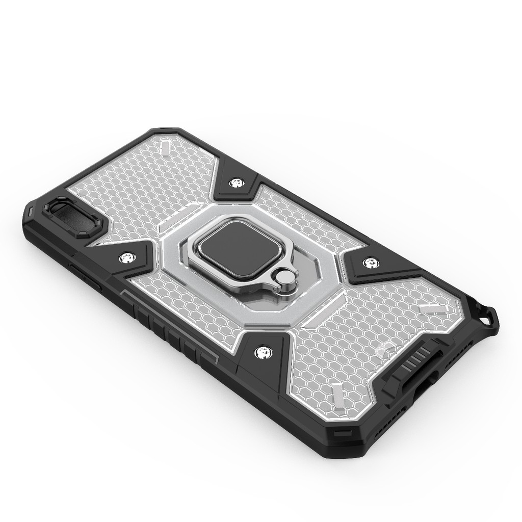 ỐP IPHONE XS MAX TỔ ONG NHẪN IRING KIỂU DÁNG UAG CHỐNG SỐC