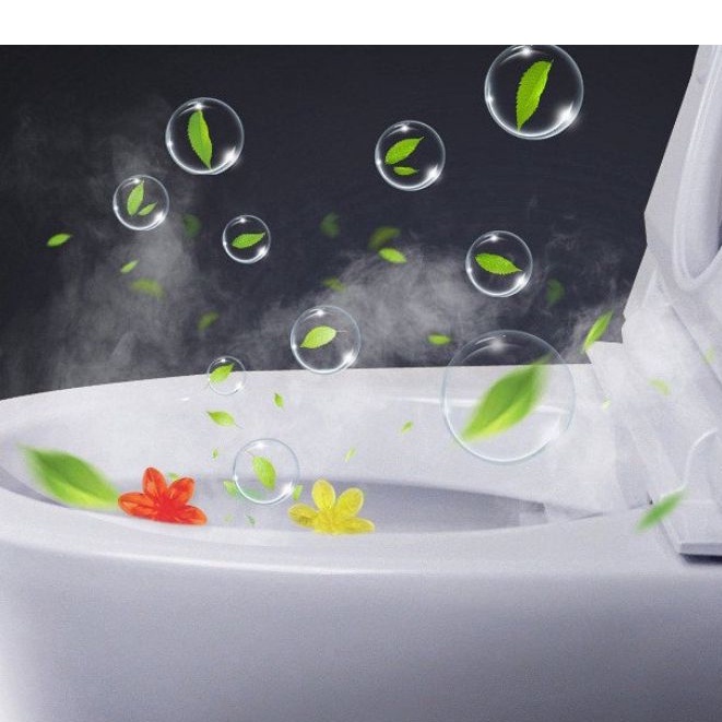 Gel Làm Sạch-Khử Khuẩn Toilet Bằng Ống Bơm Hình Hoa Diệt Vi Khuẩn Làm Thơm