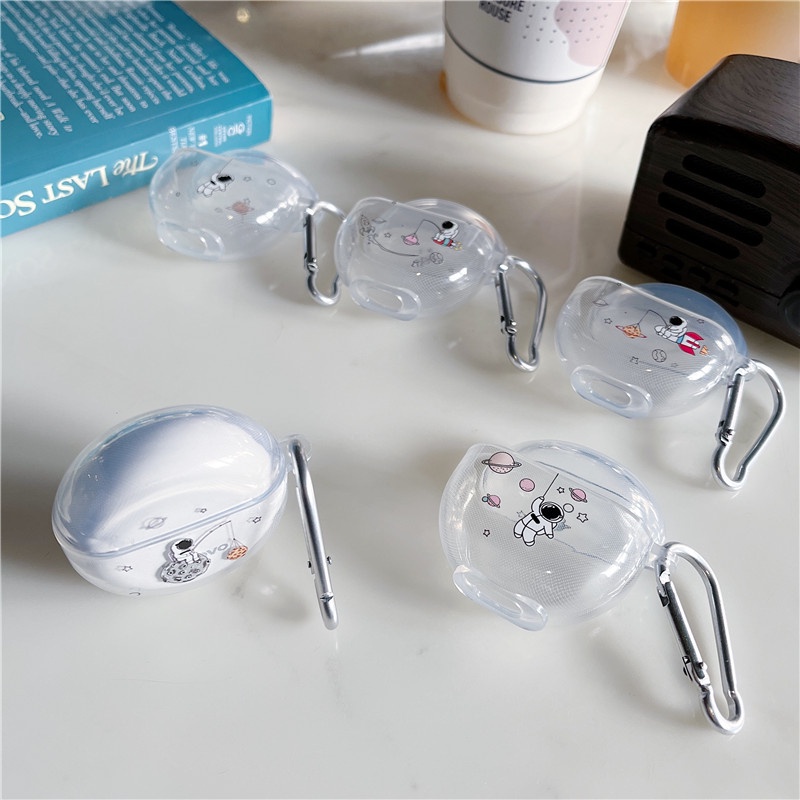 Vỏ Bảo Vệ Hộp Đựng Tai Nghe Trong Suốt In Hoạt Hình Spaceman Pro 6