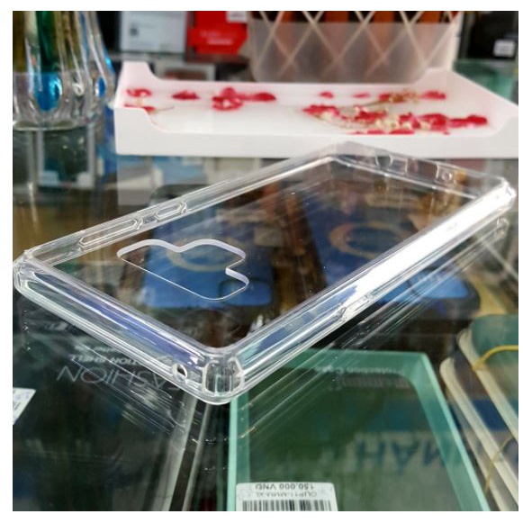 Ốp lưng Samsung Note 9 hiệu LIKGUS trong suốt chống sốc, chống ố vàng