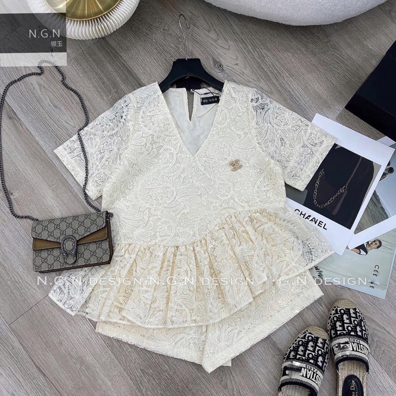 Ren thêu mẫu mới có 2 màu trắng, kem khổ 130cm