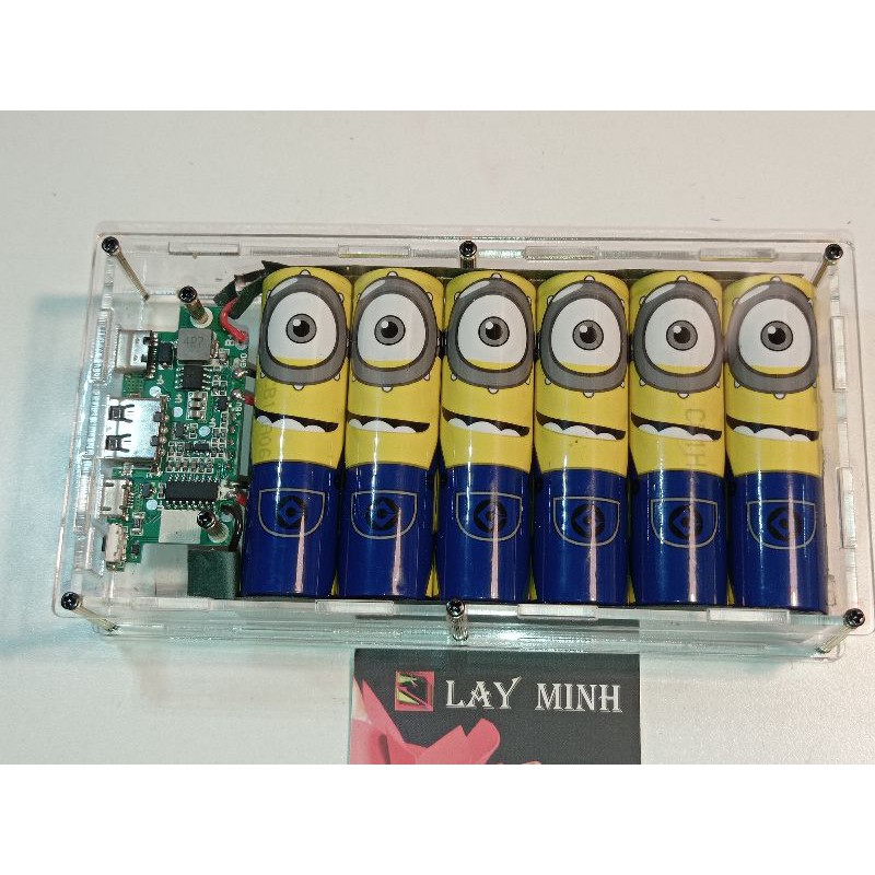 sạc dự phòng không dây 17000mah 6cell