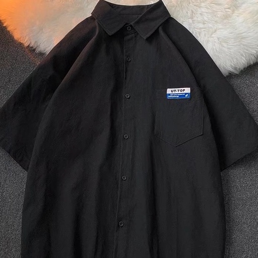 Áo Sơ Mi Nam Tay Ngắn Dáng Rộng Màu Trơn Thời Trang Hàn Quốc Cá Tính Cho ÁO Sơ Mi Nữ Form RộNg ÁO Sơ Mi ĐẹP Áo Sơ Mi Rộng Cho Nam Kinh Doanh Áo Sơ Mi Nam Màu Trơn Áo Sơ Mi Cao Cấp Nam