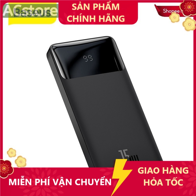 Sạc Dự Phòng Rời Baseus Sạc Nhanh 15w 10000mah Nhỏ Gọn Cho Iphone 12 - Hshop365 ACSTORE