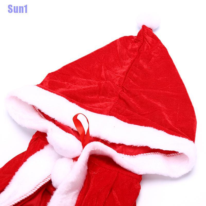 Áo choàng có mũ trùm đầu màu đỏ hóa trang ông già noel đáng yêu dành cho nữ | WebRaoVat - webraovat.net.vn