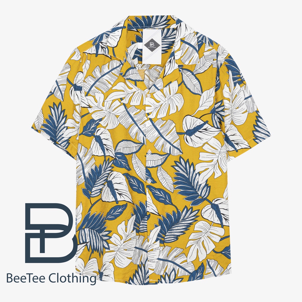 Áo Sơ Mi Hawaii Họa Tiết Nỗi Bật Chất Đũi Mềm Mặc Siêu Mát | BigBuy360 - bigbuy360.vn