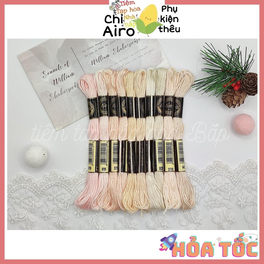 Set Chỉ Airo Tông Màu Da