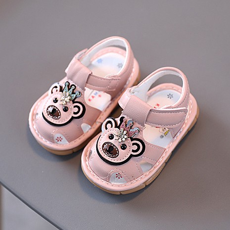 Sandal tập đi, dép tập đi có còi cho bé gái siêu dễ thương