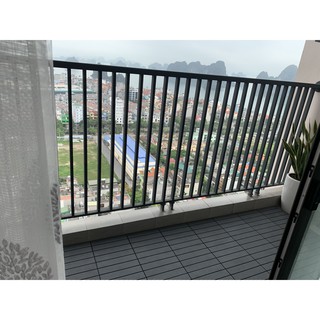 Vỉ Nhựa Lót Sàn Home Max.Vỉ Nhựa Lót Sàn Ban Công/Nhà Tắm/Hồ Bơi/Sân Thượng (30x30xCAO 2cm). Nhựa PP. Hàng VNXK(Loại 1)