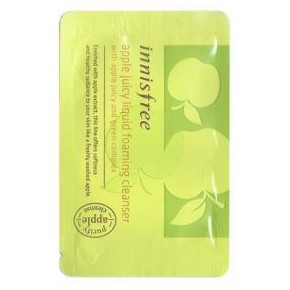 Sample Sữa rửa mặt táo xanh INNISFREE Apple Juicy Deep Cleansing Foam