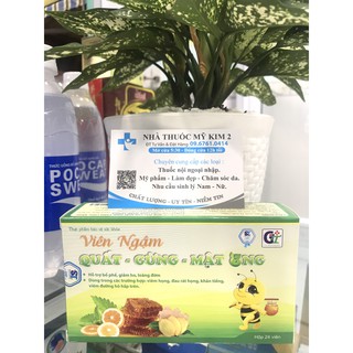 Kẹo ngậm Ômai quất Gừng nguồn gốc thảo dược, bổ phế, giảm ho(CHÍNH HÃNG)