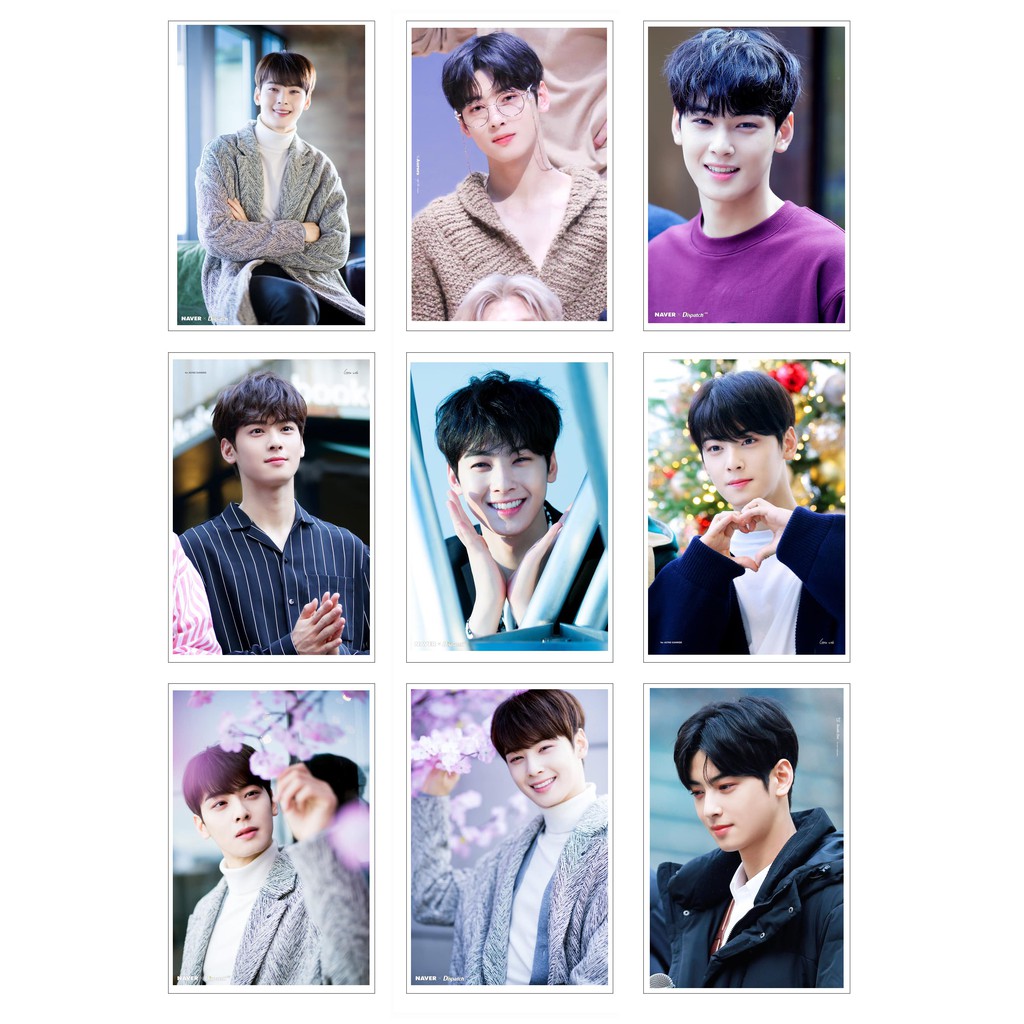Lomo Card Ảnh CHA EUN WOO - ASTRO ( 45 ảnh)