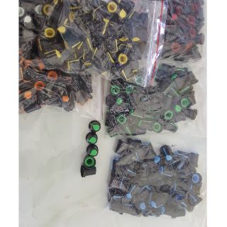 10 chiếc Núm vặn chiết áp (dùng cho cả chiết áp đơn và đôi)