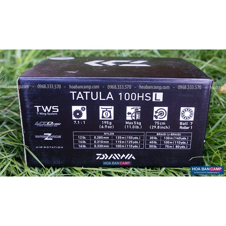 Máy Câu Ngang Daiwa TATULA 100