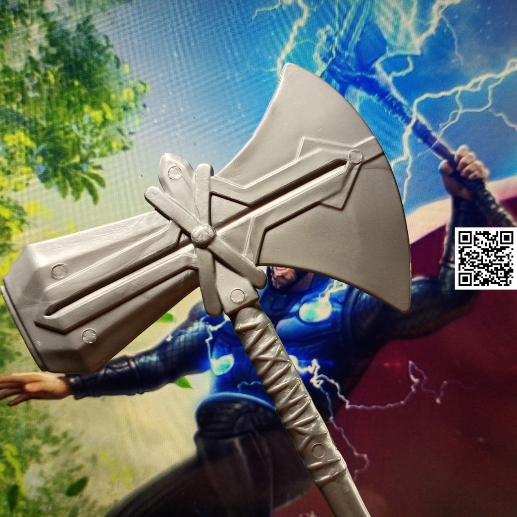 1819 Mô hình búa thần sấm 20Cm thor marvel End Game Avengers