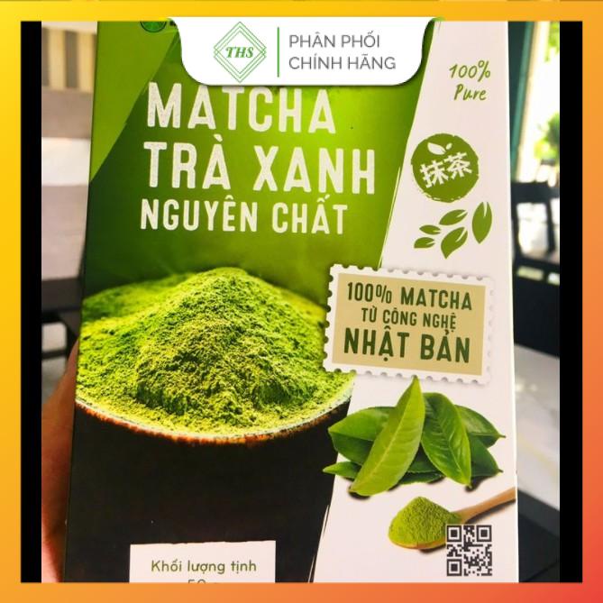 Matcha Nhật Bản - Matcha Trà Xanh Behena Nguyên Chất 100% Từ Công Nghệ Nhật Bản Hộp 50g