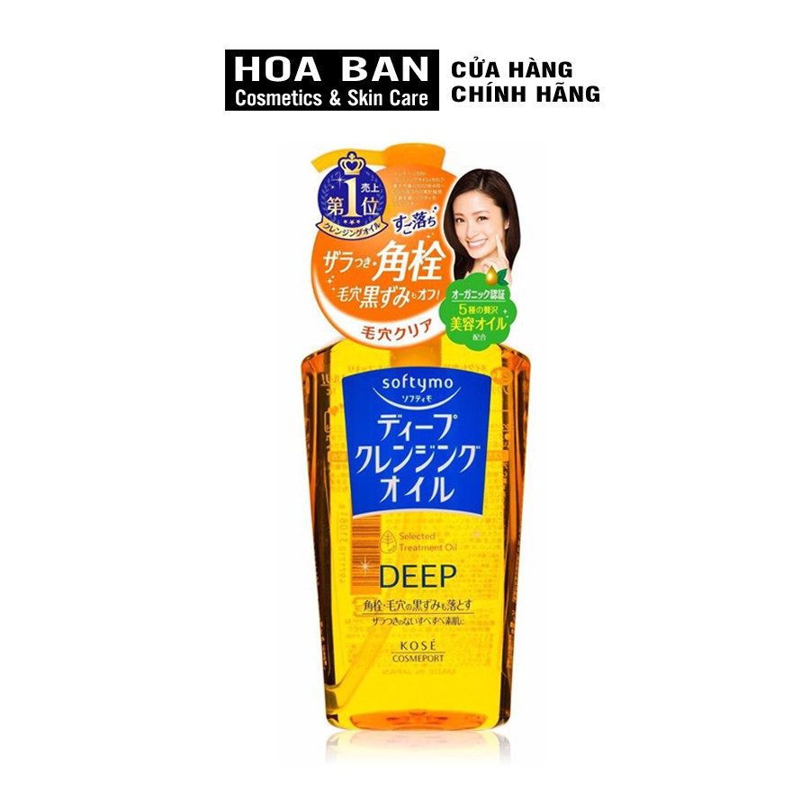 Dầu tẩy trang Kose Softymo Cleangsing Oil 230ml nội địa Nhật