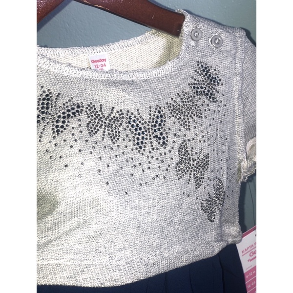 Váy bé gái GeeJay 6m-5yVáy cotton vạt vải chất mát xuất dư 1121