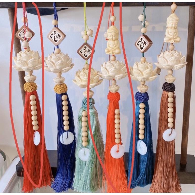 Khánh treo gương Ô tô Đieu Khăc thủ công gỗ Hoàng Dương ( ảnh thật )