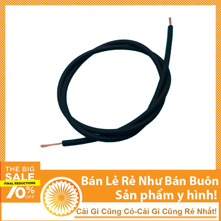 Dây Điện Nhiều Lõi Sợi 1x0.3mm Màu Đen 1 Mét