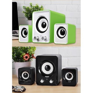 Loa Máy Tính Loa Nghe Nhạc Loa Vi Tính Công Suất Lớn , Bộ 2 Loa Máy Tính USB 2.0 SADA FT202 Có Núm Điều Chỉnh Âm Lượng